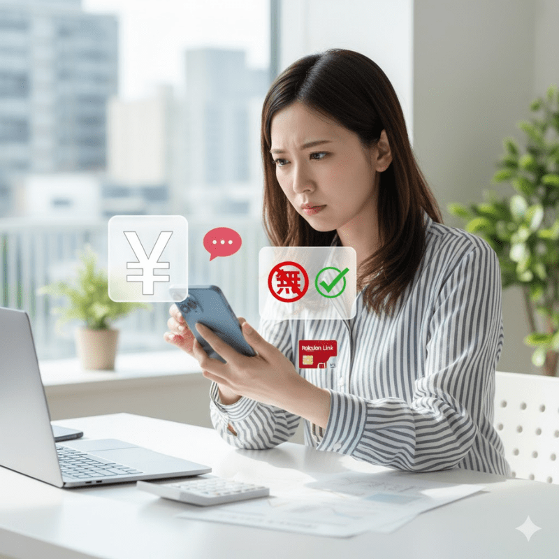 楽天モバイルのフリーダイヤルに関する料金解説